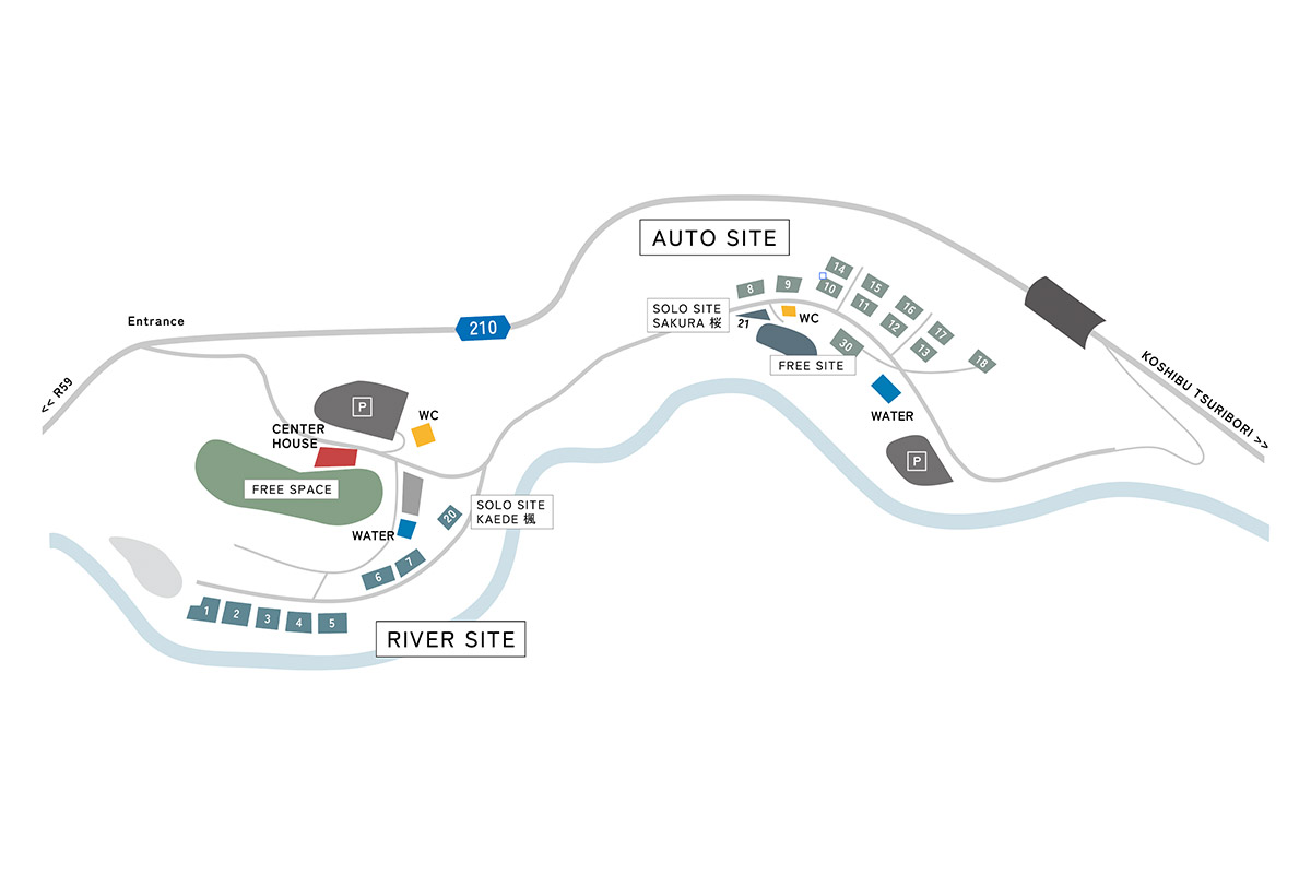 桑原キャンプ場 写真撮影